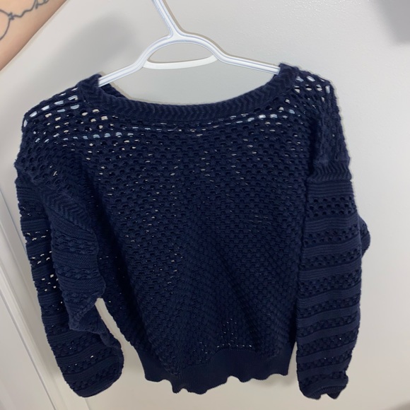 Babaton knit sweater in Navy blue - Picture 2 of 4